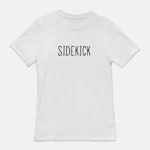 "Sidekick" Tee (Available in white or gray)